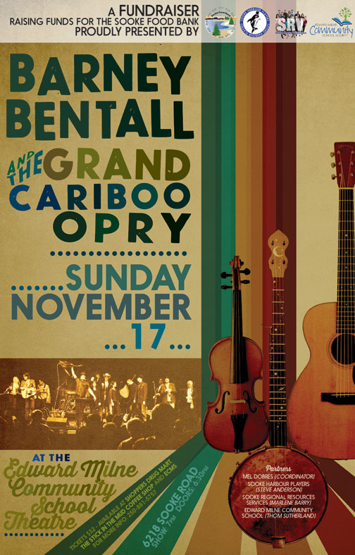 Barney Bentall & The Grand Cariboo Opry @ EMCS Theatre - Nov 17, 2013