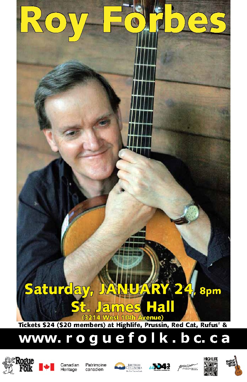 Roy Forbes @ St. James Community Hall Jan 24 2015 - May 11th @ St. James Community Hall