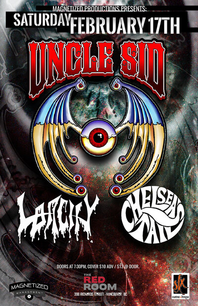 Uncle Sid, Loachy, Chelsea's Tail @ The Red Room Feb 17 2018 - May 7th @ The Red Room