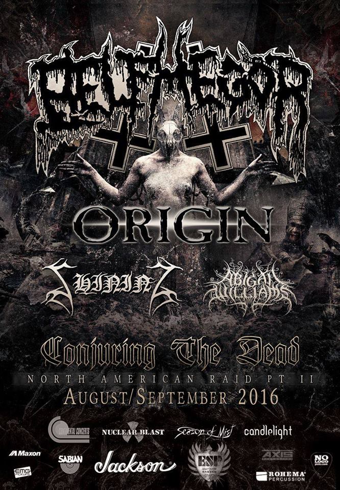 Belphegor, Origin, The Shining, Abigail Williams @ Rickshaw Theatre Aug 21 2016 - May 5th @ Rickshaw Theatre