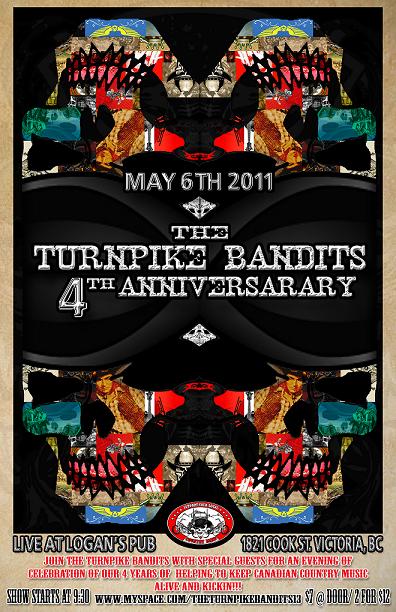 The Turnpike Bandits, Guests TBA @ Logan's Pub May 6 2011 - May 7th @ Logan's Pub