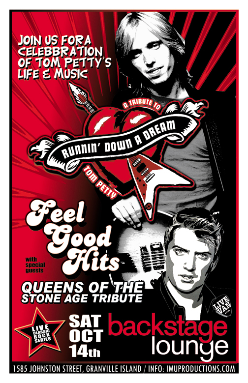 Runnin Down A Dream , Feel Good Hits @ Backstage Lounge Oct 14 2017 - May 6th @ Backstage Lounge