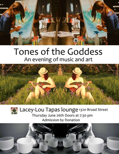 Tones of the Goddess (Creative Ladies' Night): Mar Dulce, Ocian Flo @ Lacey-Lou Tapas Lounge Jun 26 2014 - Jun 4th @ Lacey-Lou Tapas Lounge