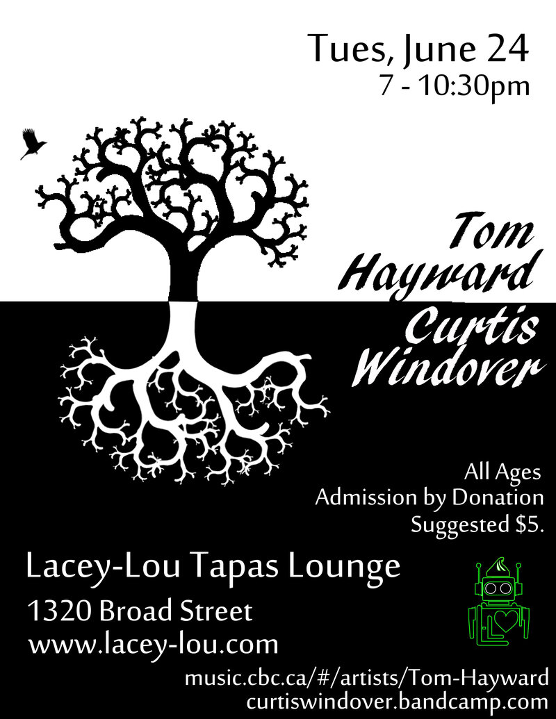 Curtis Windover, Tom Hayward @ Lacey-Lou Tapas Lounge Jun 24 2014 - May 6th @ Lacey-Lou Tapas Lounge
