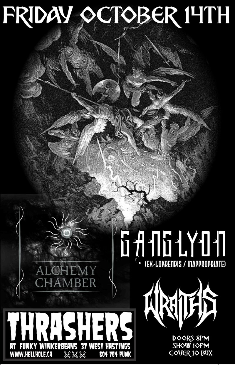 Alchemy Chamber, GANGLYON, WRAITHS @ Funky Winker Beans Oct 14 2016 - May 6th @ Funky Winker Beans