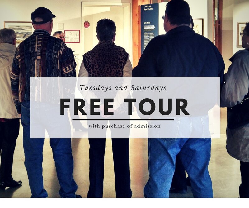Tuesdays and Saturdays Free Tours @ The Robert Bateman Centre Jan 3 2017 - Jul 25th @ The Robert Bateman Centre