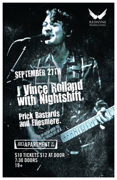 Prick Bastards, T. B. A. @ Joe's Apartment Sep 27 2014 - May 8th @ Joe's Apartment