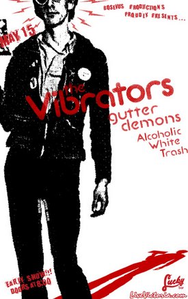 SUNDAY EARLY SHOW!!: THE VIBRATORS, Gutter Demons, Alcoholic White Trash @ Lucky Bar May 15 2005 - May 7th @ Lucky Bar