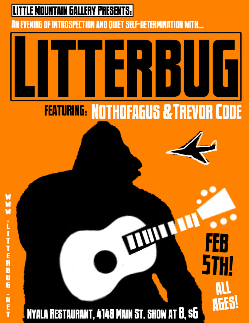 litterbug, Nothofagus, Trevor Code @ Nyala Feb 5 2011 - Apr 30th @ Nyala
