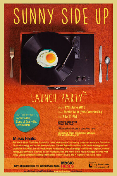 Win big prize on our event~!: Tommy Alto, Sons of Granville, Jess Cullen @ The Media Club Jun 17 2013 - May 6th @ The Media Club