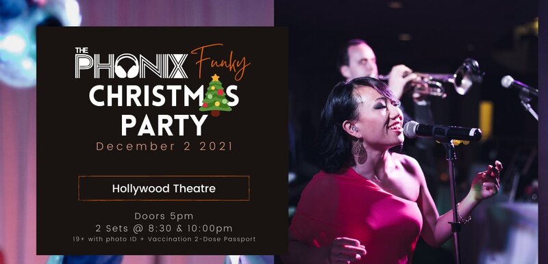 The Hollywood Presents... The Phonix Funky Christmas Party: The Phonix @ Hollywood Theatre Dec 2 2021 - May 7th @ Hollywood Theatre