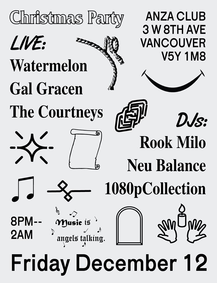The Courtneys, Watermelon, Gal Gracen, ROOK MILO, Neu Balance , 1080p @ The Anza Club Dec 12 2014 - May 13th @ The Anza Club