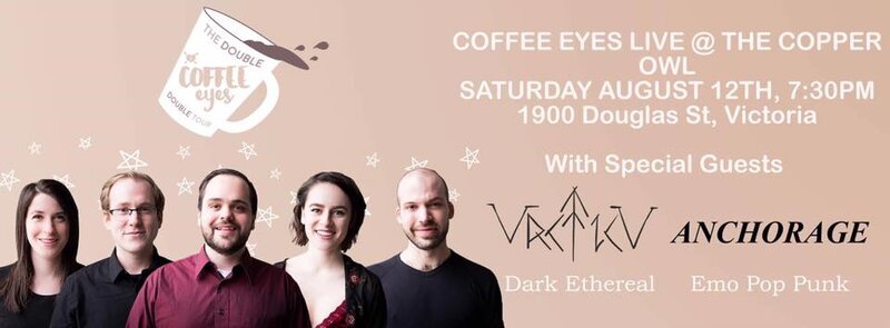 Coffee Eyes, Anchorage, Artica  @ Copper Owl Aug 12 2017 - Jun 12th @ Copper Owl