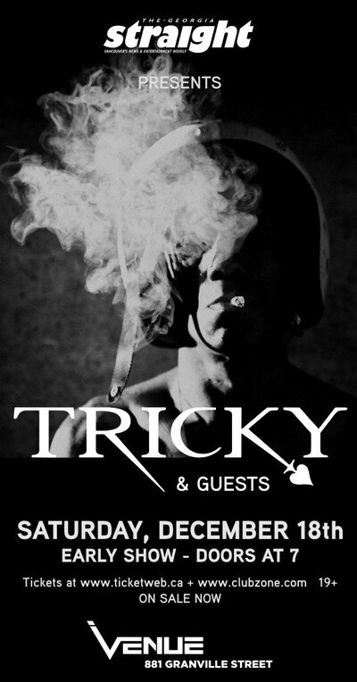 Tricky @ Venue Dec 18 2010 - May 13th @ Venue