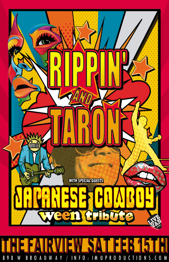 Alternative Rock Covers & Ween Trbute!: Rippin' and Taron, Japanese Cowboy @ Fairview Pub Feb 15 2020 - May 6th @ Fairview Pub