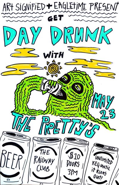 The Pretty's @ Railway Club May 23 2015 - May 7th @ Railway Club