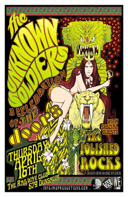 TONIGHT! A Psychedelic Love-In w/: The Unknown Soldiers, The POLISHED ROCKS @ Railway Club Apr 16 2009 - May 7th @ Railway Club
