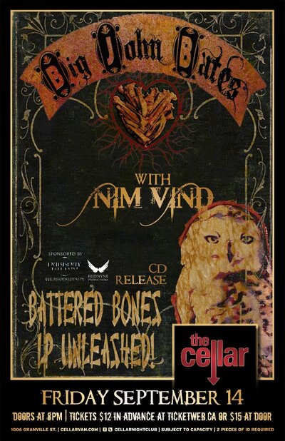 Big John Bates LP Release Party!: Big John Bates, Nim Vind, Devil in the Woodshack @ The Cellar Sep 14 2012 - May 6th @ The Cellar