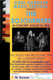The Sojourners @ PAL Studio Theatre Aug 23 2019 - May 7th @ PAL Studio Theatre