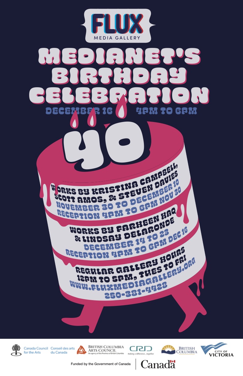 MediaNet's 40th Anniversary exhibition - May 12th @ Flux Media Gallery