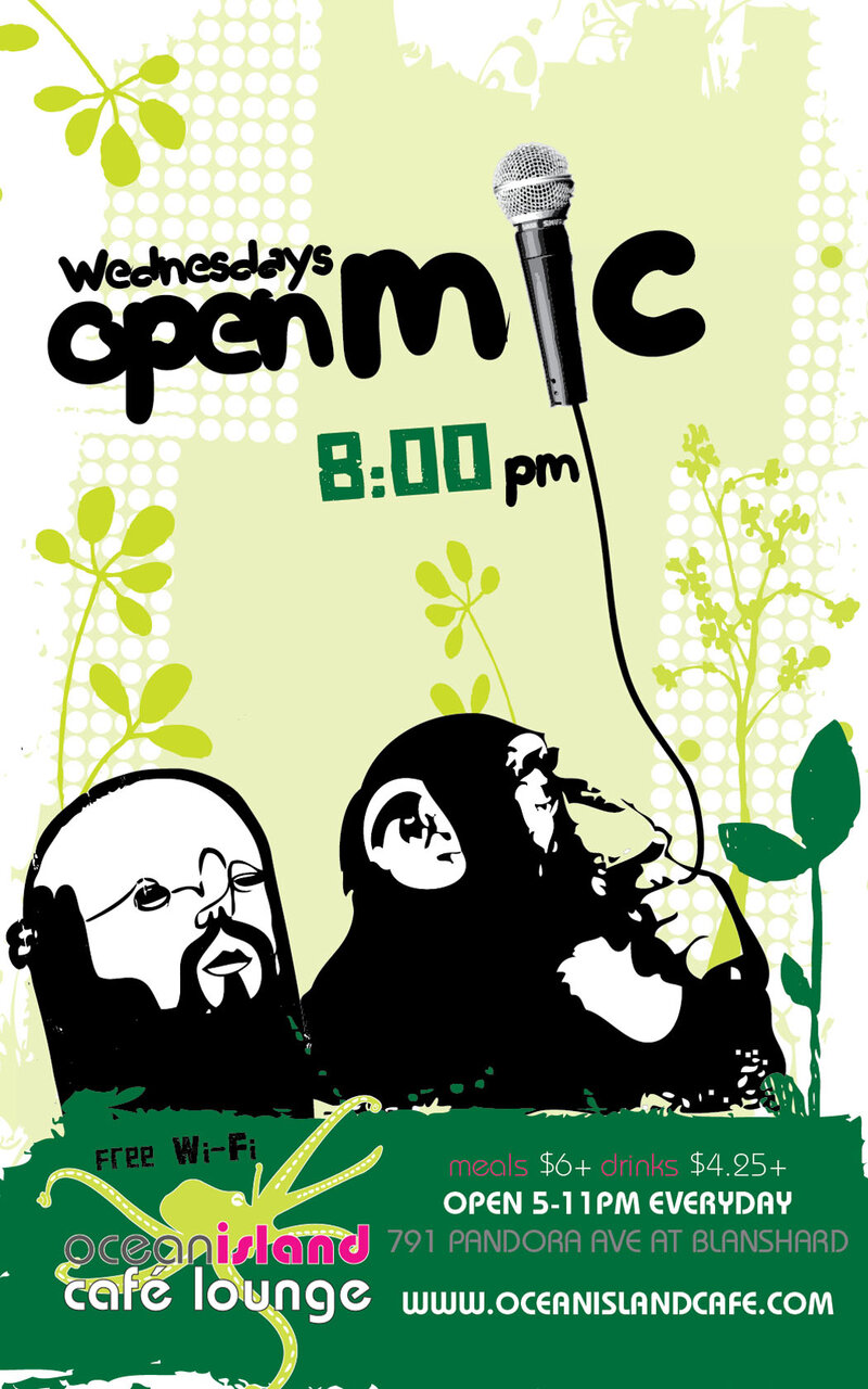 Open Mic @ Ocean Island Lounge Jun 5 2013 - Jun 5th @ Ocean Island Lounge