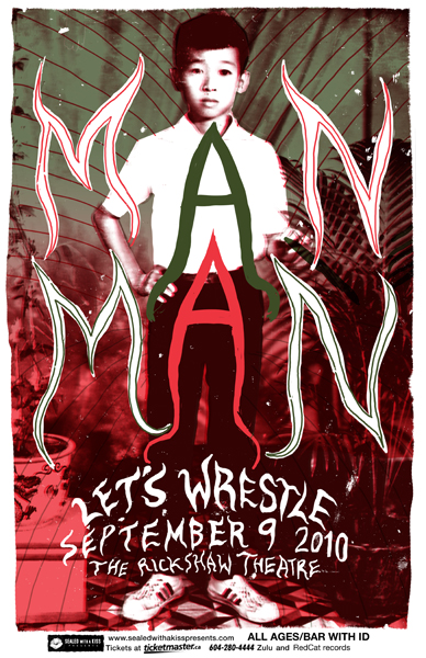 Man Man, Let's Wrestle @ Rickshaw Theatre Sep 9 2010 - May 6th @ Rickshaw Theatre