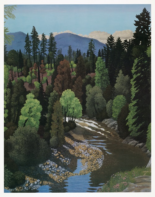 VIEWS OF THE VALLEY BY E.J. HUGHES: EJ Hughes - Giclee reproduction @ The Gallery at the Cowichan Performing Arts Centre Dec 1 2019 - May 6th @ The Gallery at the Cowichan Performing Arts Centre