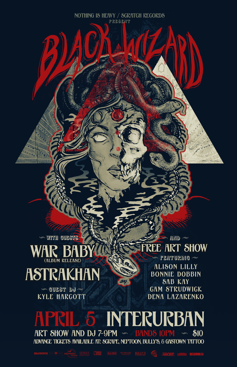 Black Wizard, War Baby, Astrakhan @ Interurban Gallery Apr 5 2013 - May 7th @ Interurban Gallery