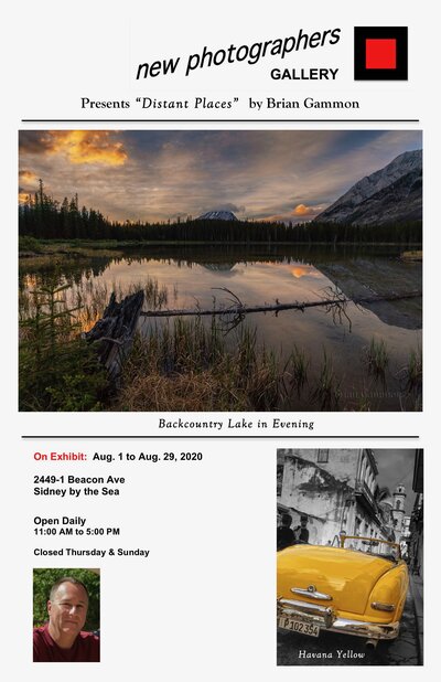 Distant Places: Brian Gammon @ new photographers GALLERY Aug 24 2020 - Jun 16th @ new photographers GALLERY