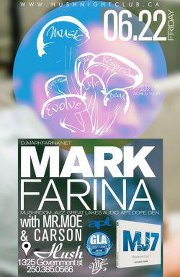 MARK FARINA!!!: Dj Mark Farina, Lori J Ward @ Hush Jun 22 2012 - May 6th @ Hush