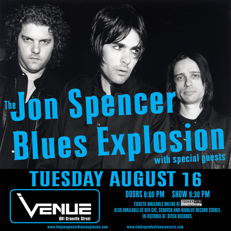 The Jon Spencer Blues Explosion, Rich Hope @ Venue Aug 16 2011 - May 7th @ Venue