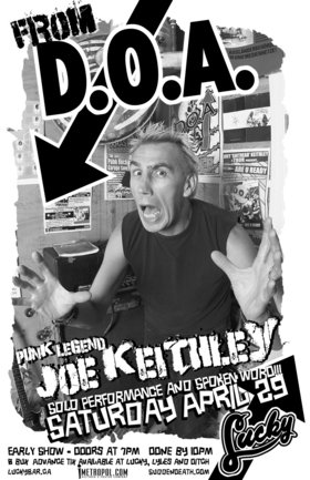 (EARLY SHOW): Joey "Shithead" Keithley @ Lucky Bar Apr 29 2006 - May 7th @ Lucky Bar