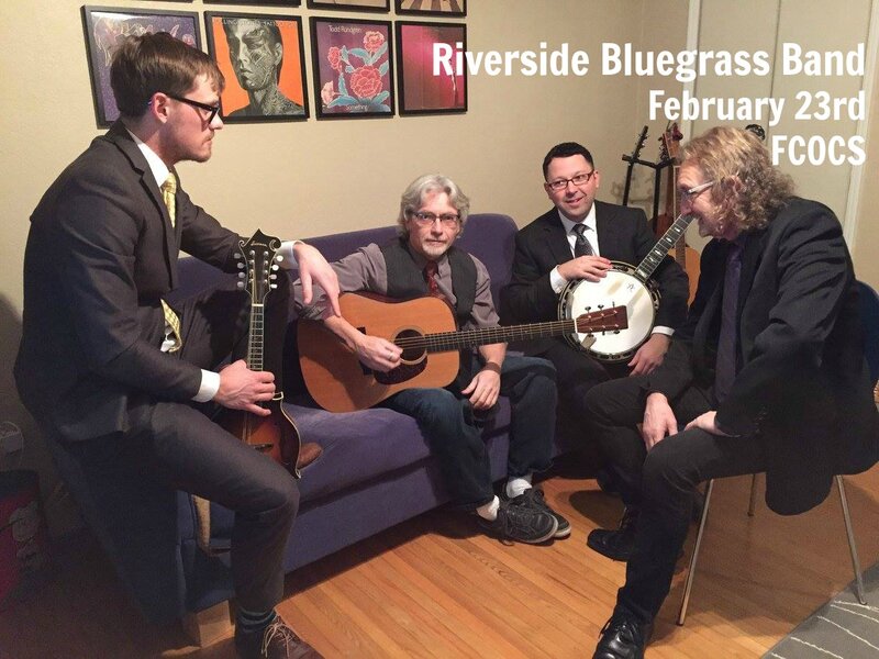 Riverside Bluegrass Band @ First Church of Christ, Scientist Feb 23 2016 - May 6th @ First Church of Christ, Scientist