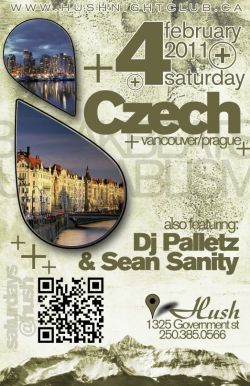 CZECH: Czech, Palletz, Sean Sanity @ Hush Feb 4 2012 - Jun 9th @ Hush