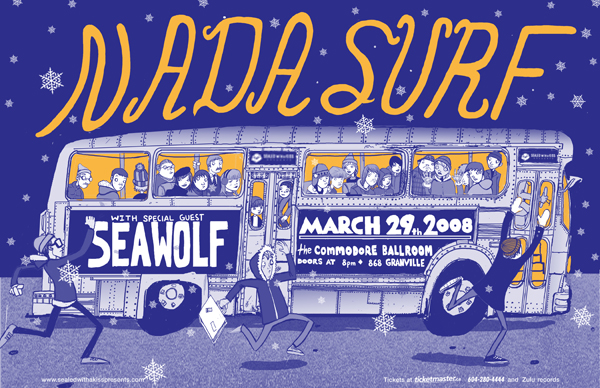 Nada Surf, Sea Wolf @ The Commodore Ballroom Mar 29 2008 - May 6th @ The Commodore Ballroom