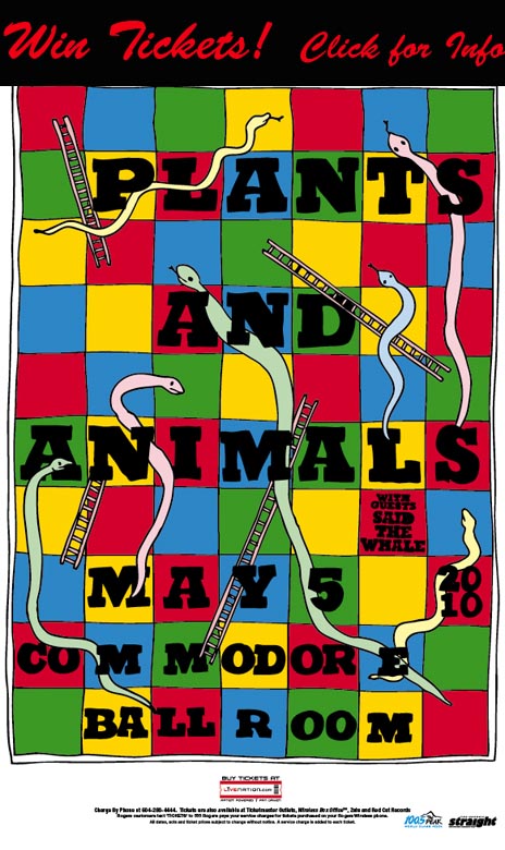 Plants and Animals, Said the Whale @ The Commodore Ballroom May 5 2010 - May 20th @ The Commodore Ballroom