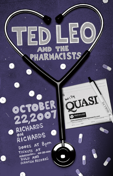 Ted Leo and the Pharmacists, Quasi @ Richard's On Richards Oct 22 2007 - May 12th @ Richard's On Richards