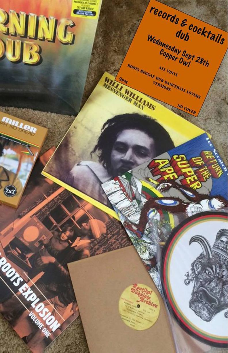Records and Cocktails : Dub w/: db chessa @ Copper Owl Sep 28 2016 - May 18th @ Copper Owl