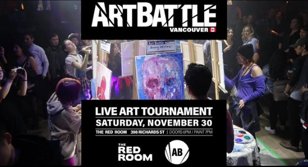 Art Battle Vancouver - November 2019 @ The Red Room Nov 30 2019 - Jun 12th @ The Red Room