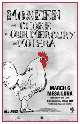 Moneen, Choke, Our Mercury, Mothra @ Mesa Luna - Mar 06, 2006