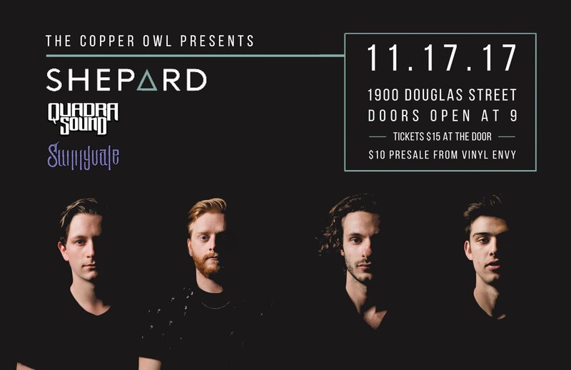 Shepard, Quadra Sound, Sunnyvale @ Copper Owl Nov 17 2017 - Jun 4th @ Copper Owl
