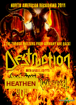 Destruction, Heathen, Warbeast, Infernal Majesty @ Rickshaw Theatre Dec 31 1969 - May 19th @ Rickshaw Theatre