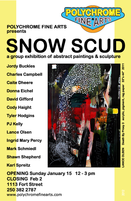 SNOW SCUD @ Shawn Shepherd Jan 15 2012 - Jun 8th @ Shawn Shepherd