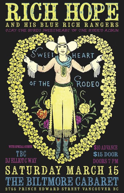 RICH HOPE AND HIS BLUE RICH RANGERS @ The Biltmore Cabaret Mar 15 2014 - May 7th @ The Biltmore Cabaret