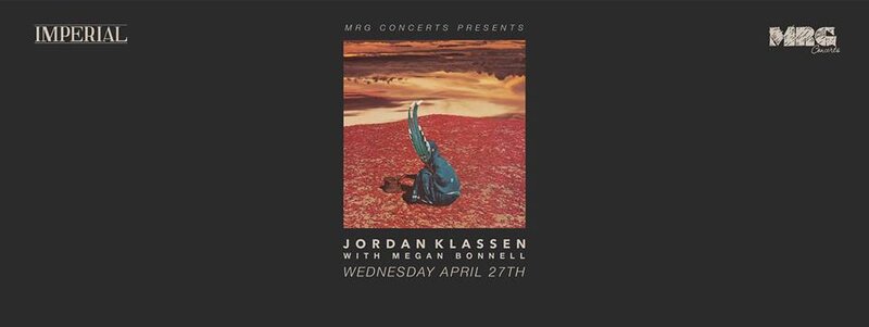 Jordan Klassen, Megan Bonnell @ The Imperial Apr 26 2016 - May 6th @ The Imperial