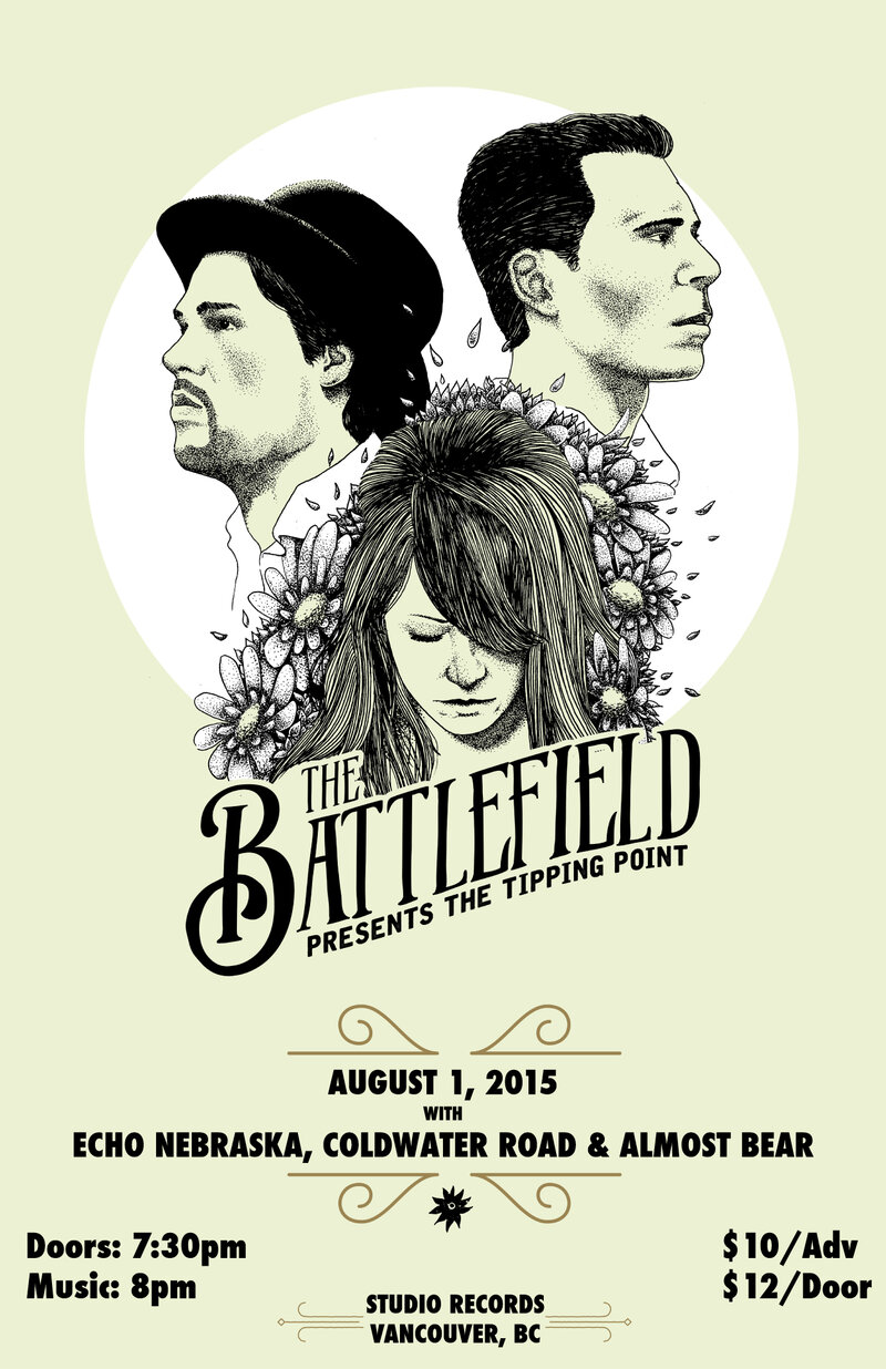 Almost Bear, The Battlefield, Echo Nebraska, Coldwater Road @ Joe's Apartment Aug 1 2015 - May 20th @ Joe's Apartment