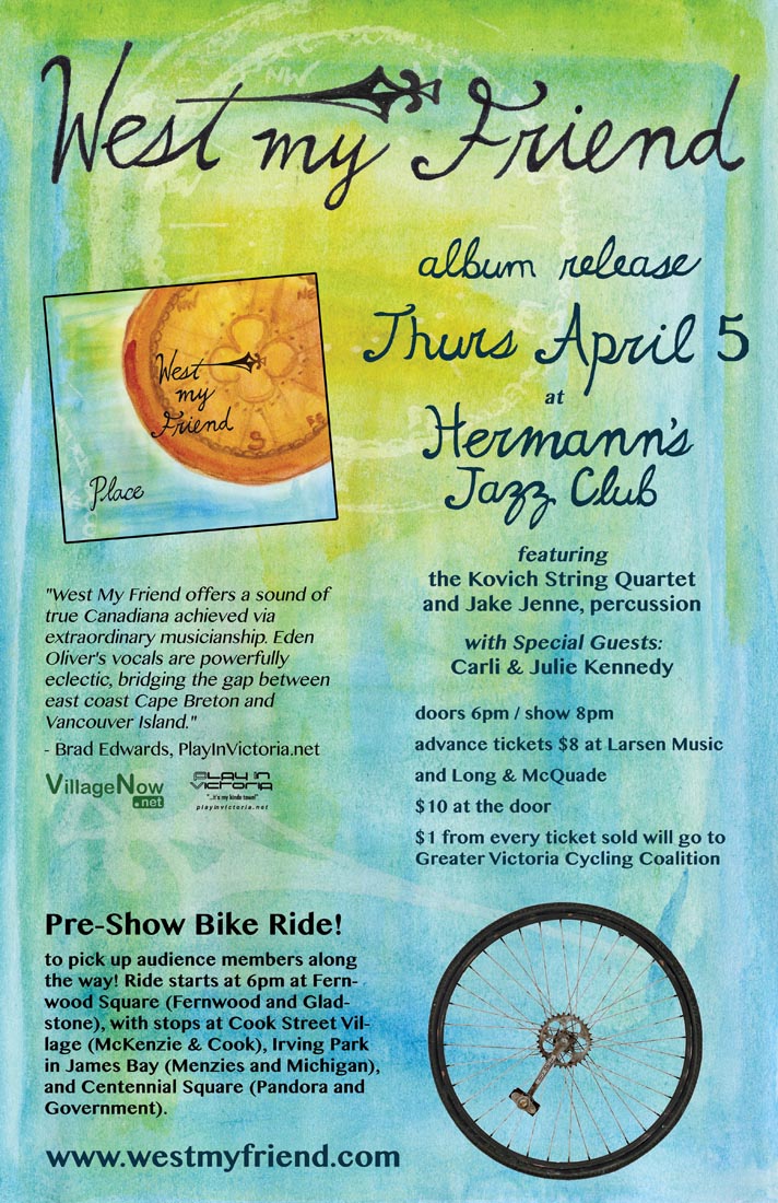 West My Friend Album Release!!: West My Friend @ Hermann's Jazz Club Apr 5 2012 - Jun 8th @ Hermann's Jazz Club