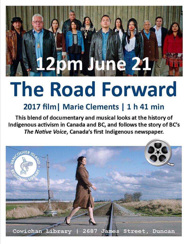 Film: The Road Forward (2017) @ Vancouver Island Regional Library (Cowichan Branch) Jun 21 2018 - Jun 4th @ Vancouver Island Regional Library (Cowichan Branch)