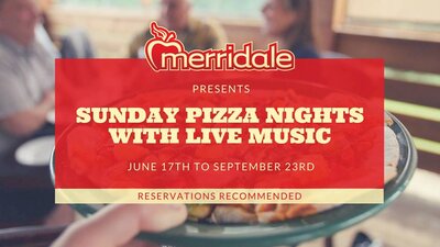 Sunday Pizza Nights With Live Music: Dale Manason @ Merridale Cidery & Distillery Aug 12 2018 - May 7th @ Merridale Cidery & Distillery