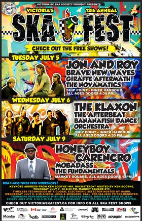 VICTORIA'S 12TH ANNUAL SKA FESTIVAL AFTERNOON APPETIZER: Honeyboy Carencro, MOBADASS, The Fundamentals @ Market Square Jul 9 2011 - May 10th @ Market Square